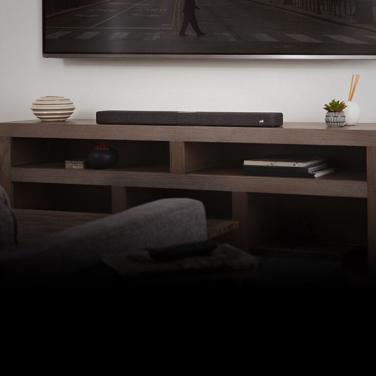 Sound bar with TV