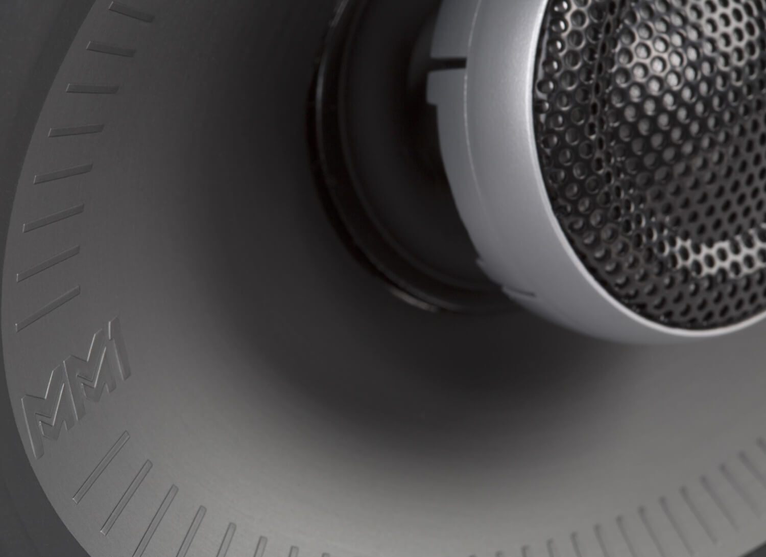 Closeup of Polk speakers