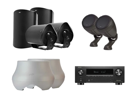 Atrium Outdoor 6.2-Channel System With AVR, , dynamic