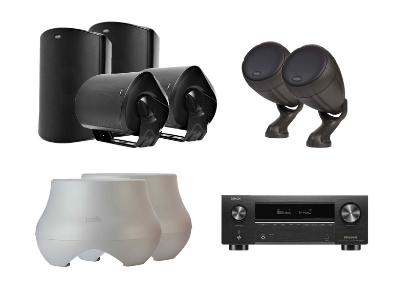 Atrium Outdoor 6.2-Channel System With AVR, , dynamic
