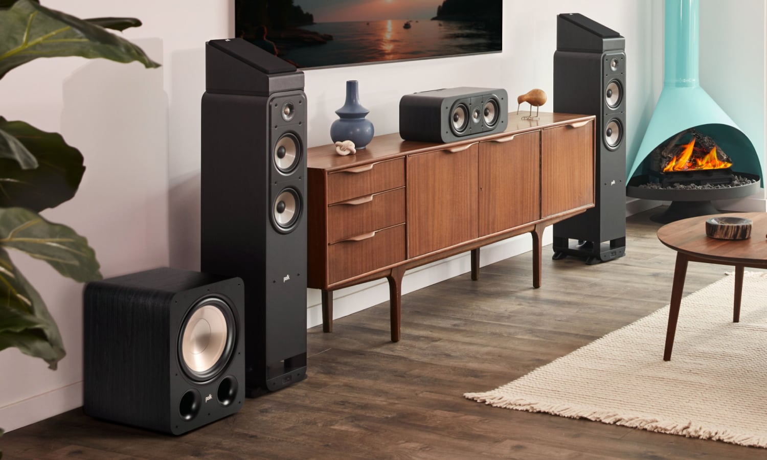 Signature Elite Home Theater set up with the ES12